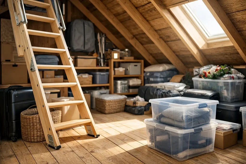 How to Use Loft Space for Storage