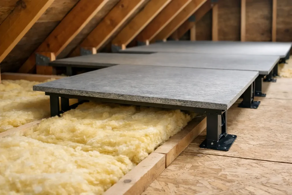 How Raised Boarding Protects Insulation