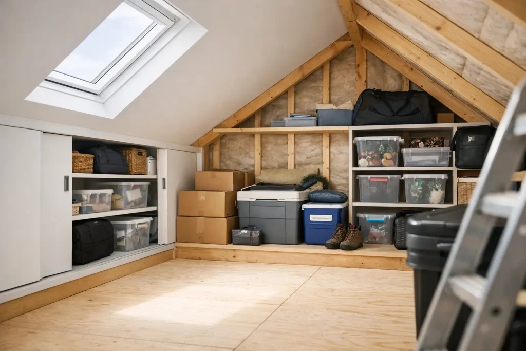 New Build Loft Storage Example That Works