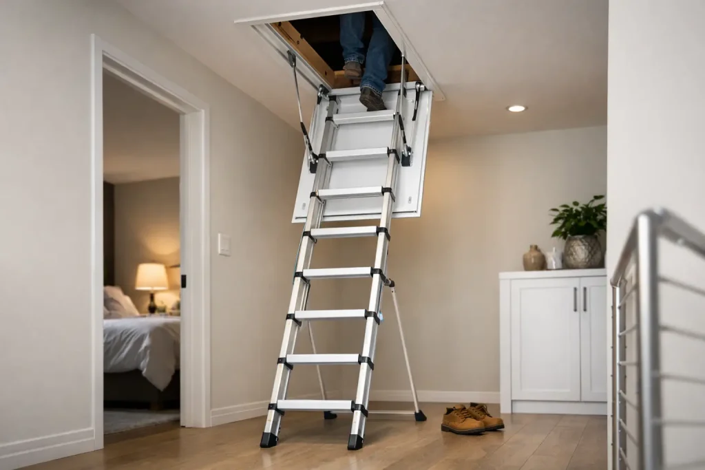 Safe Loft Ladder Access for Everyday Use