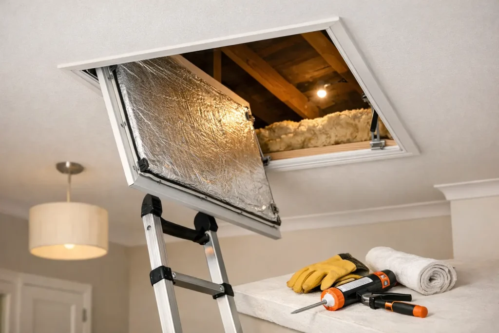 How to Replace a Loft Hatch Without Heat Loss